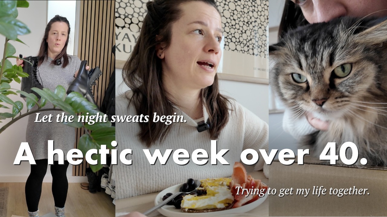 Night sweats in perimenopause | Life over 40 vlog.