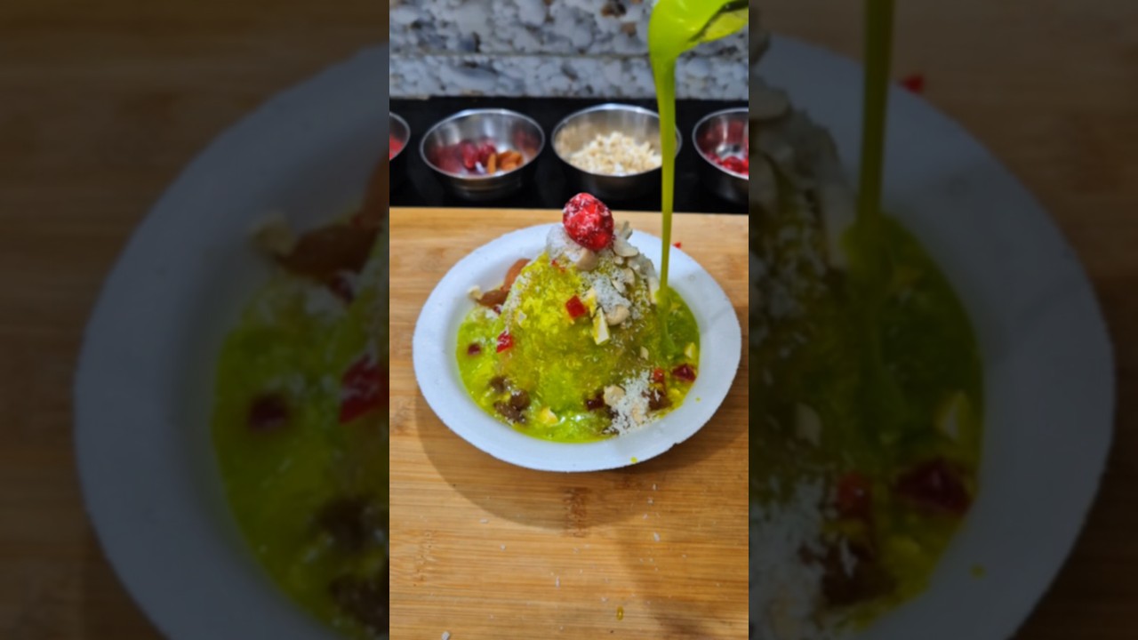 Ice dish vanilla flavour || UK COOK'S || 