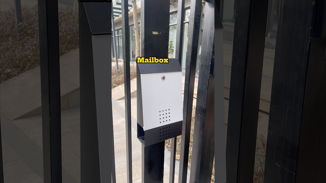 Elegance meets durability – our waterproof mailbox keeps your mail safe and dry 💌 