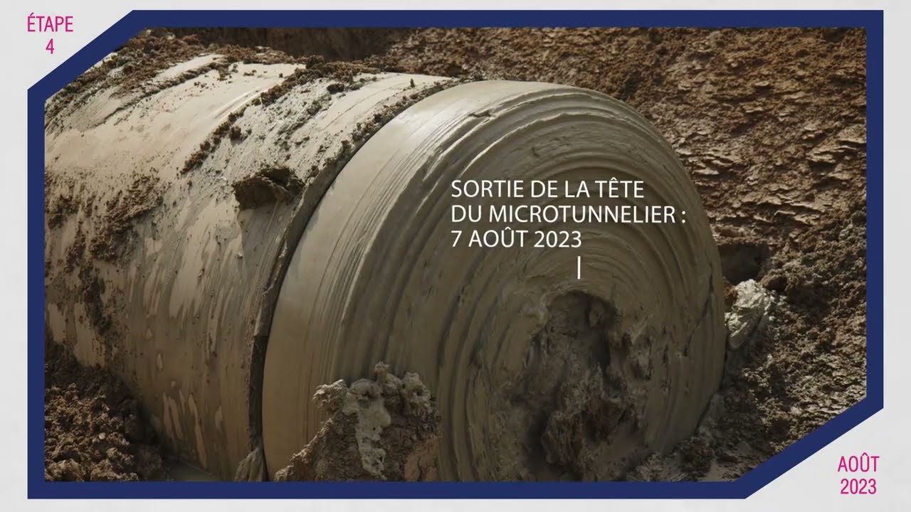 Project Atlantic'eau - finish microtunnel