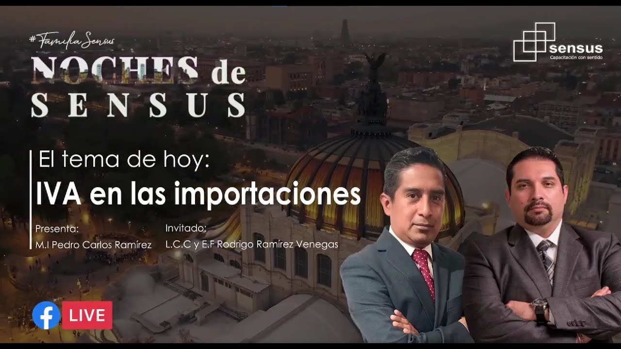 Noches de Sensus. IVA en las importaciones.