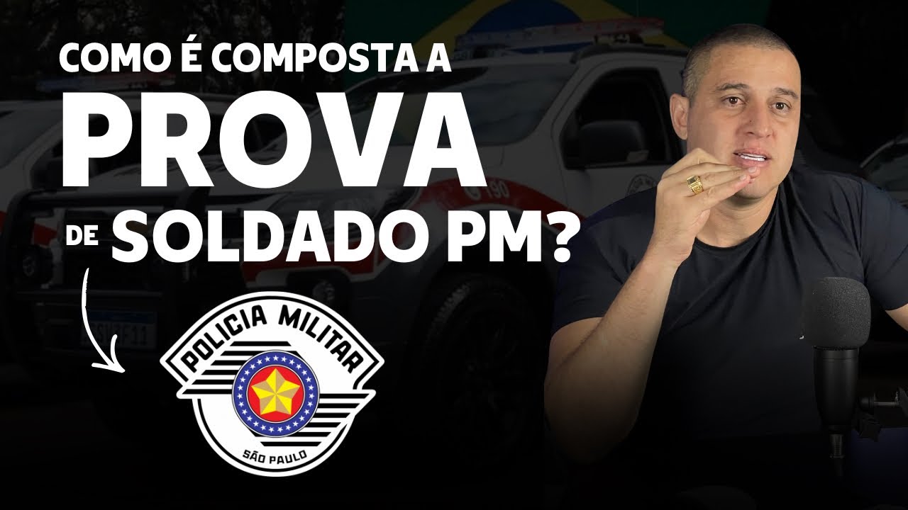 COMO É COMPOSTA A PROVA DE SOLDADO PM?! | T.A Curso Preparatório 