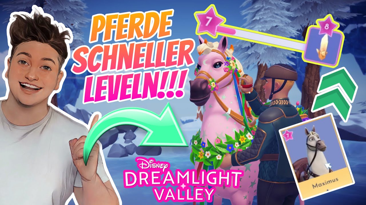 PFERDE SCHNELLER auf LEVEL 10 bringen!!! 🤩 UNENDLICH XP | Wishblossom Ranch | Dreamlight Valley 