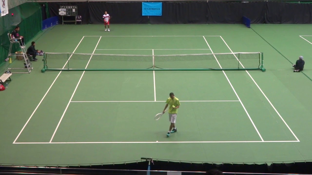 第34回テニス日本リーグ  高橋 悠介(Yusuke Takahashi) VS 一藤木 良平(Ryohei Ittogi) 1stセット