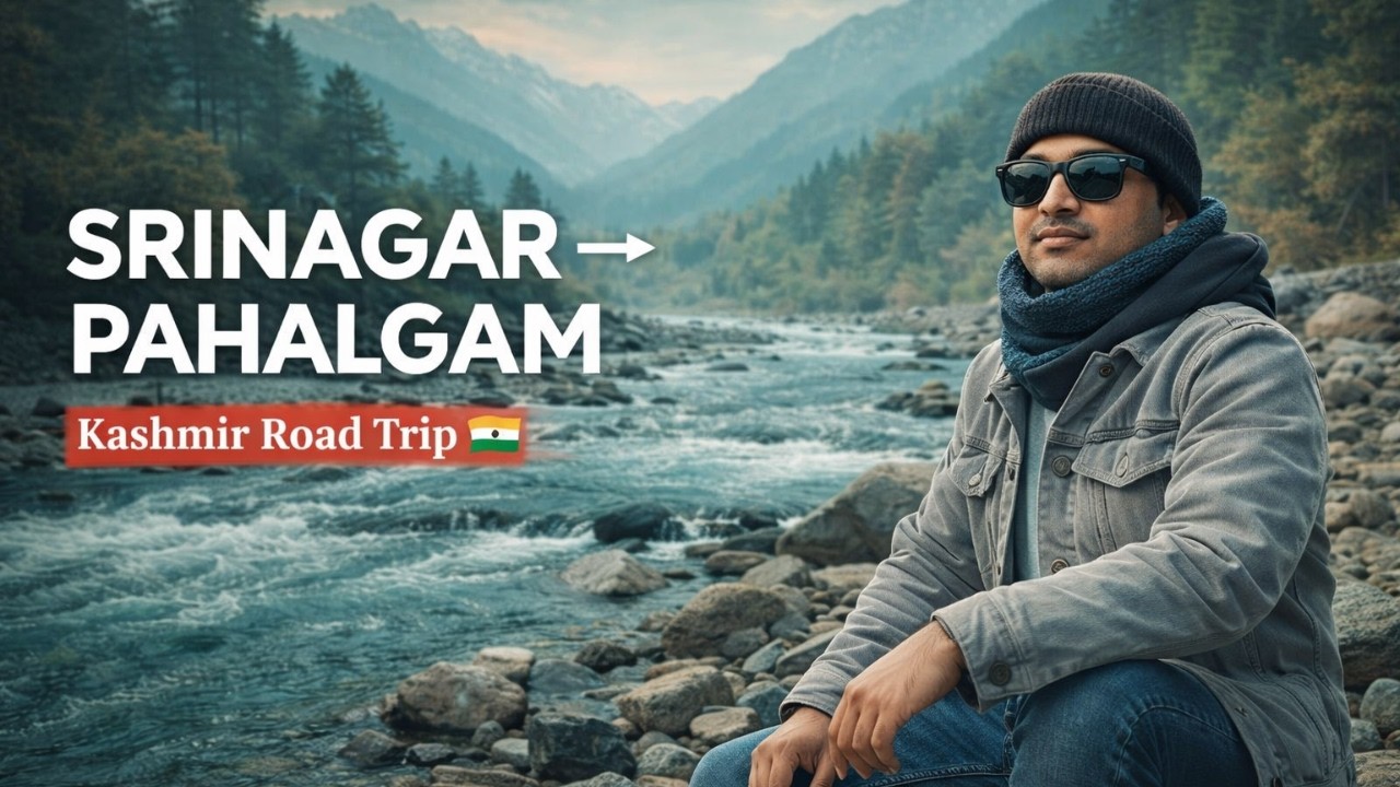 Srinagar to Pahalgam Road Trip 🏔️ | Most Scenic Drive in Kashmir