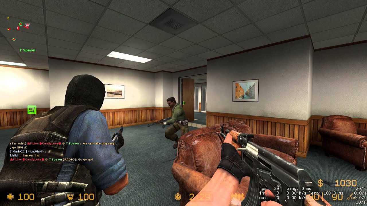Let's Play! Counter Strike: Source Online Gameplay Footage | UKCS - Office Extreme! | 20 Jan 2013