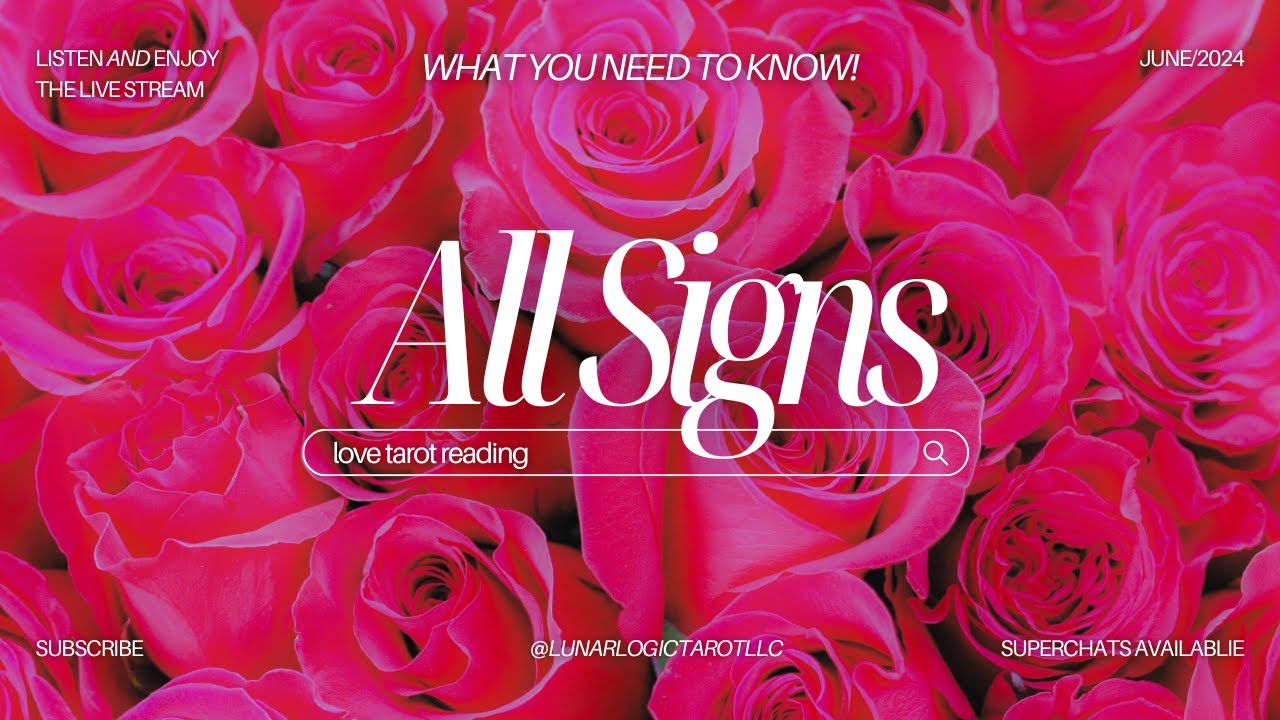 ALL SIGNS 🌹 | WHAT YOU NEED TO KNOW! • LOVE TAROT READING!🧿JUNE 2024 (TIMESTAMPS 👇)