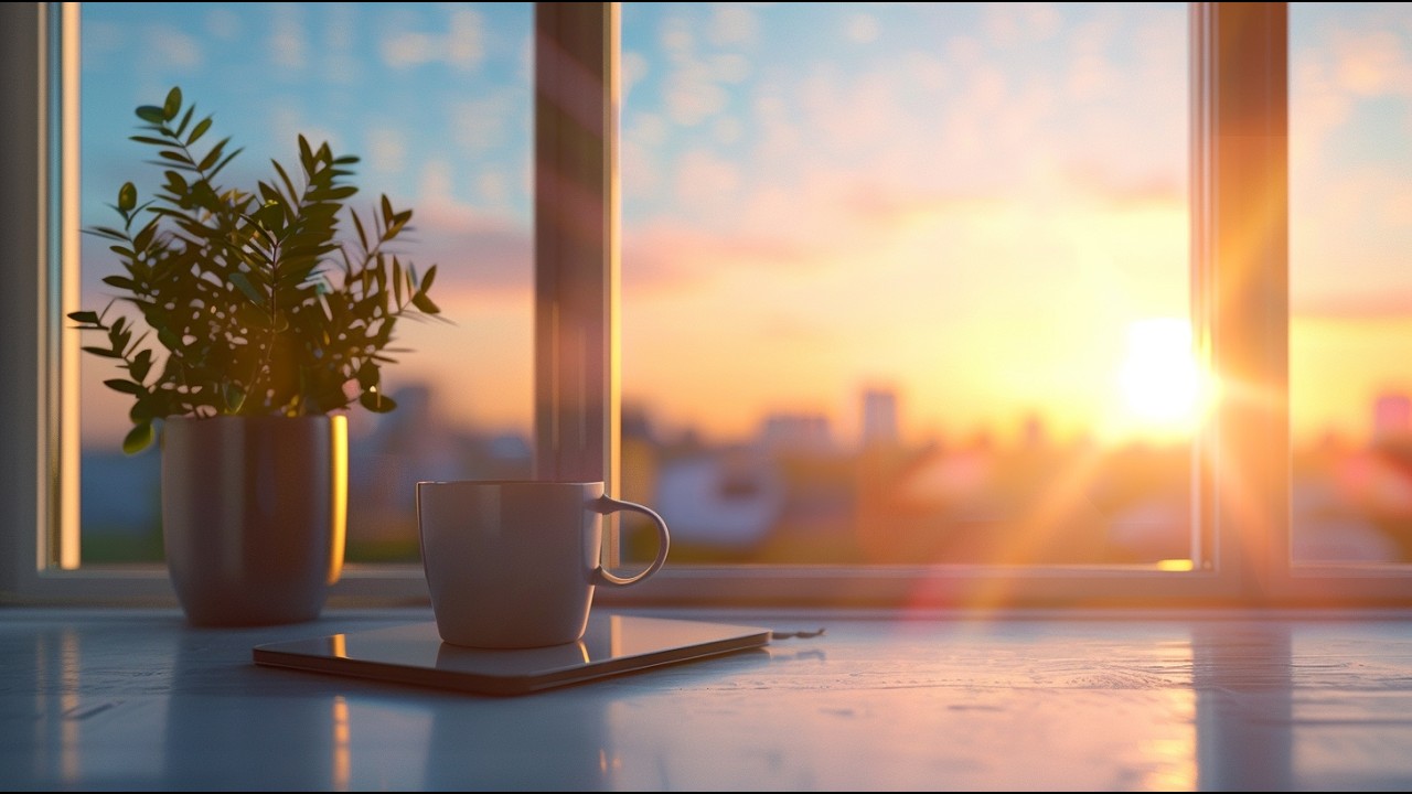 30 Minute Morning Focus Music - Water Sounds for Deep Concentration