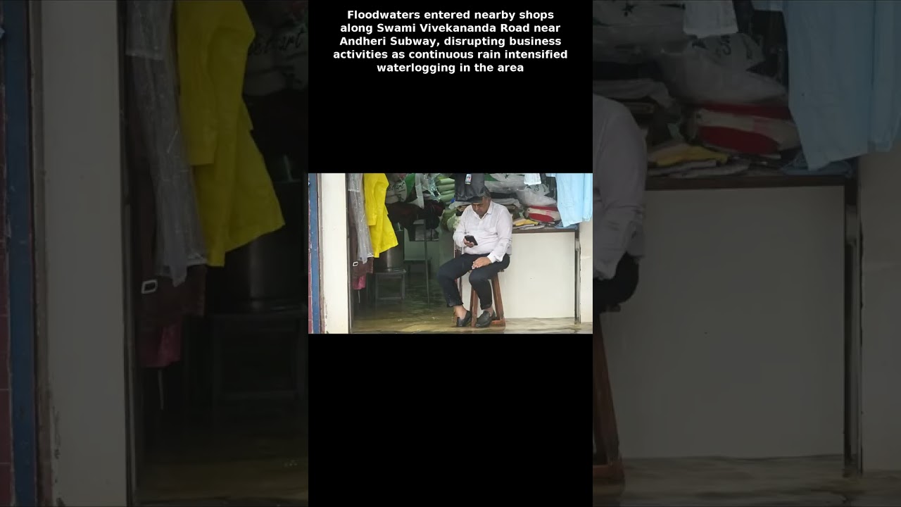Andheri subway closed due to waterlogging after heavy rains in Mumbai #shorts #shortvideo
