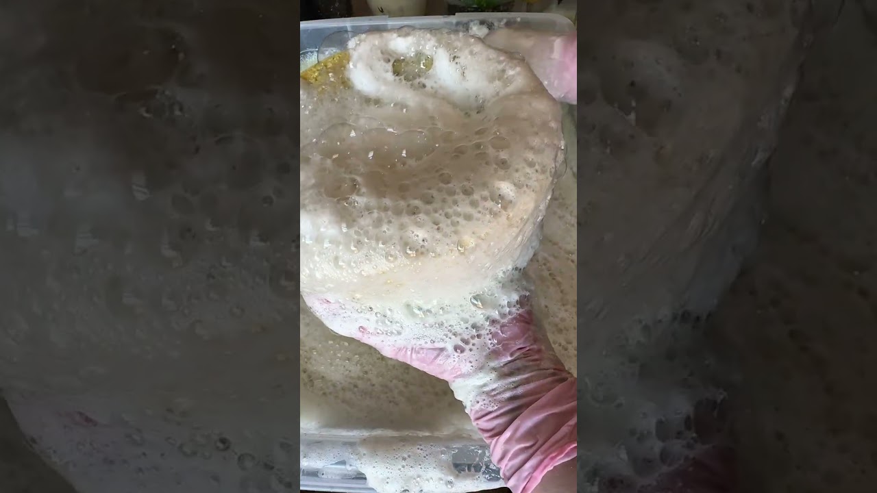 ASMR lemon overload sponge squeezing 🍋 