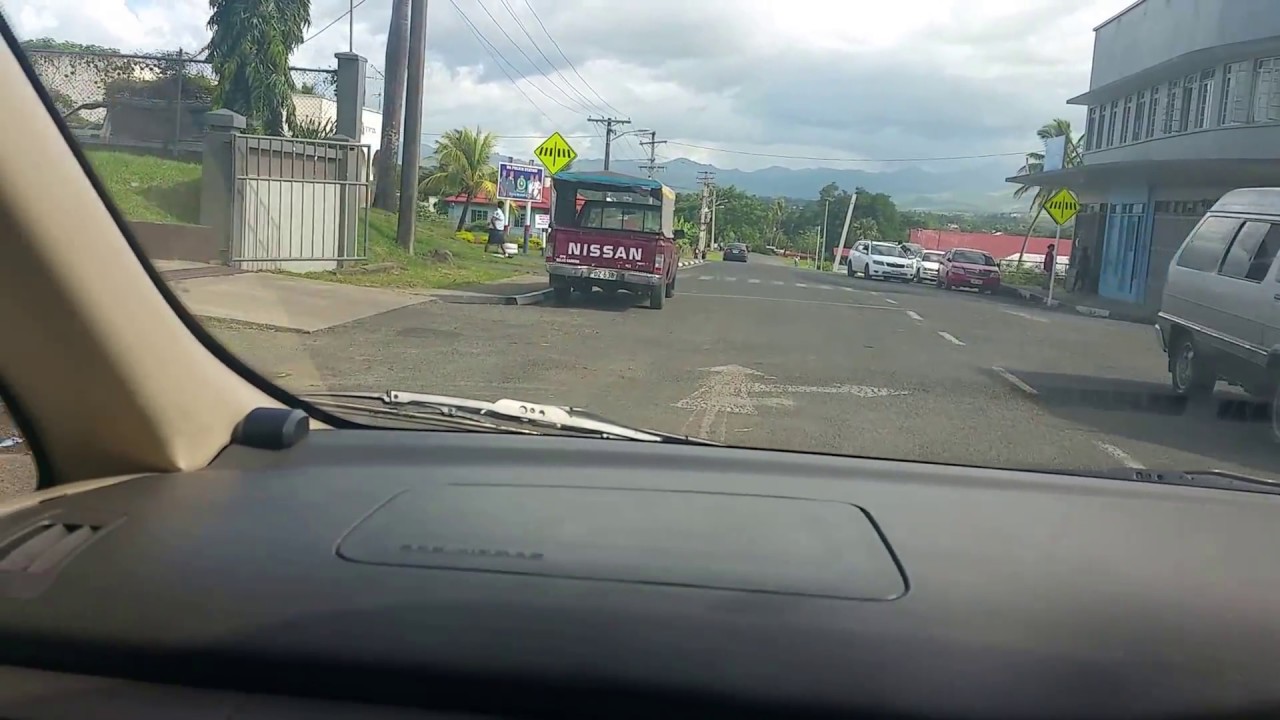 DRIVING THROUGH THE SOCCER CRAZY TOWN OF BA-APRIL  2017