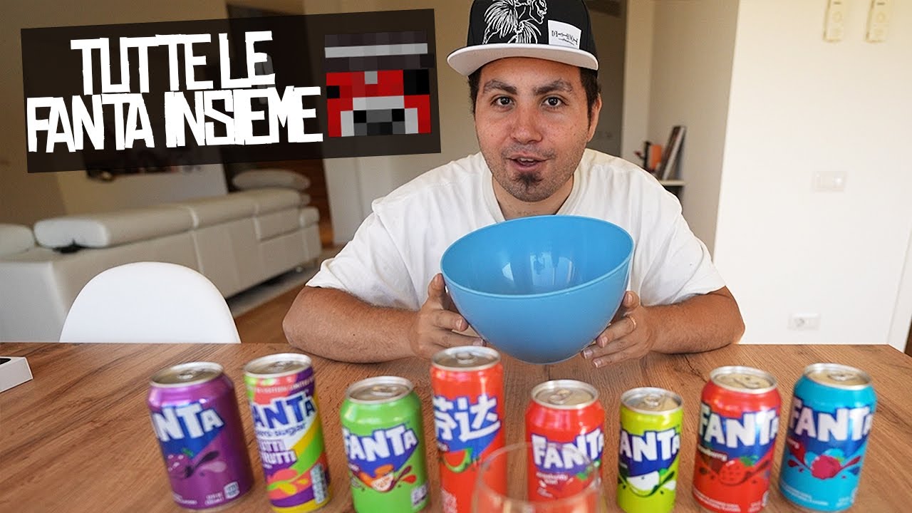CICO MI HA REGALATO TUTTE LE FANTA AI GUSTI PIU' STRANI!