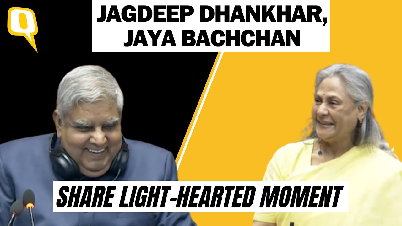 'I Know Your Firepower': Jagdeep Dhankhar & Jaya Bachchan Share Light-Hearted Moment In Parliament
