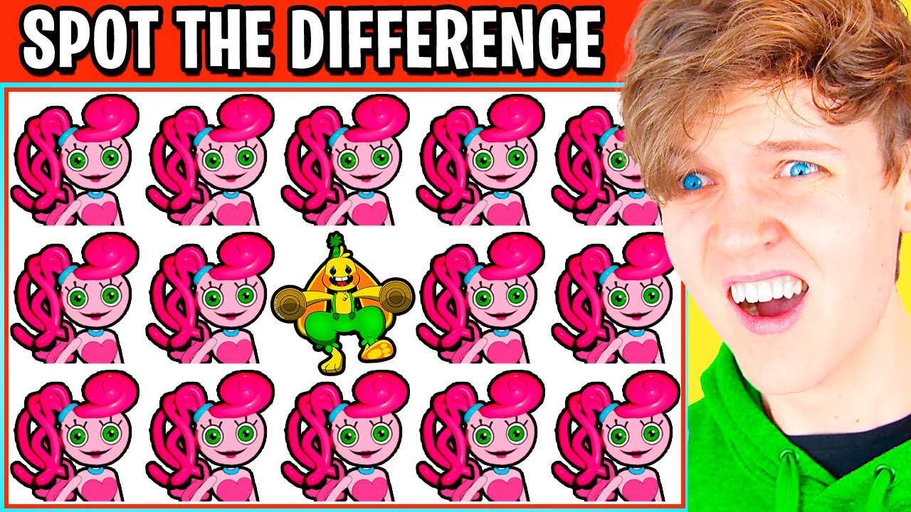 CRAZIEST SPOT THE DIFFERENCE GAMES EVER! (POPPY PLAYTIME CHAPTER 2, SONIC.EXE, BUNZO BUNNY, & MORE!)