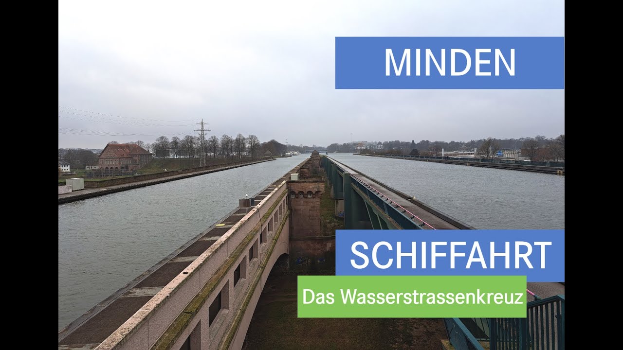 Das Wasserstrassenkreuz in Minden