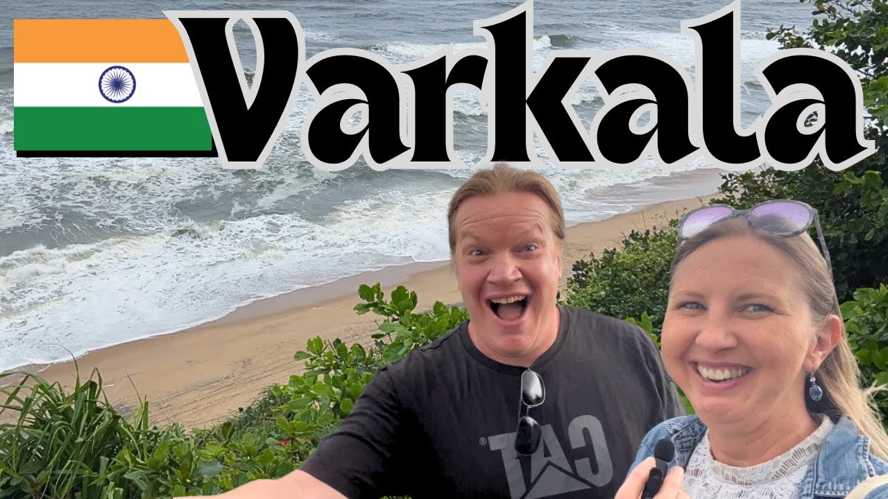 VARKALA, INDIA 🇮🇳 Travel Vlog in Monsoon Season ~  India Travel Vlog