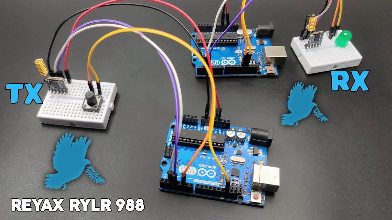 Как подключить модуль LoRa к Arduino | Reyax RYLR998