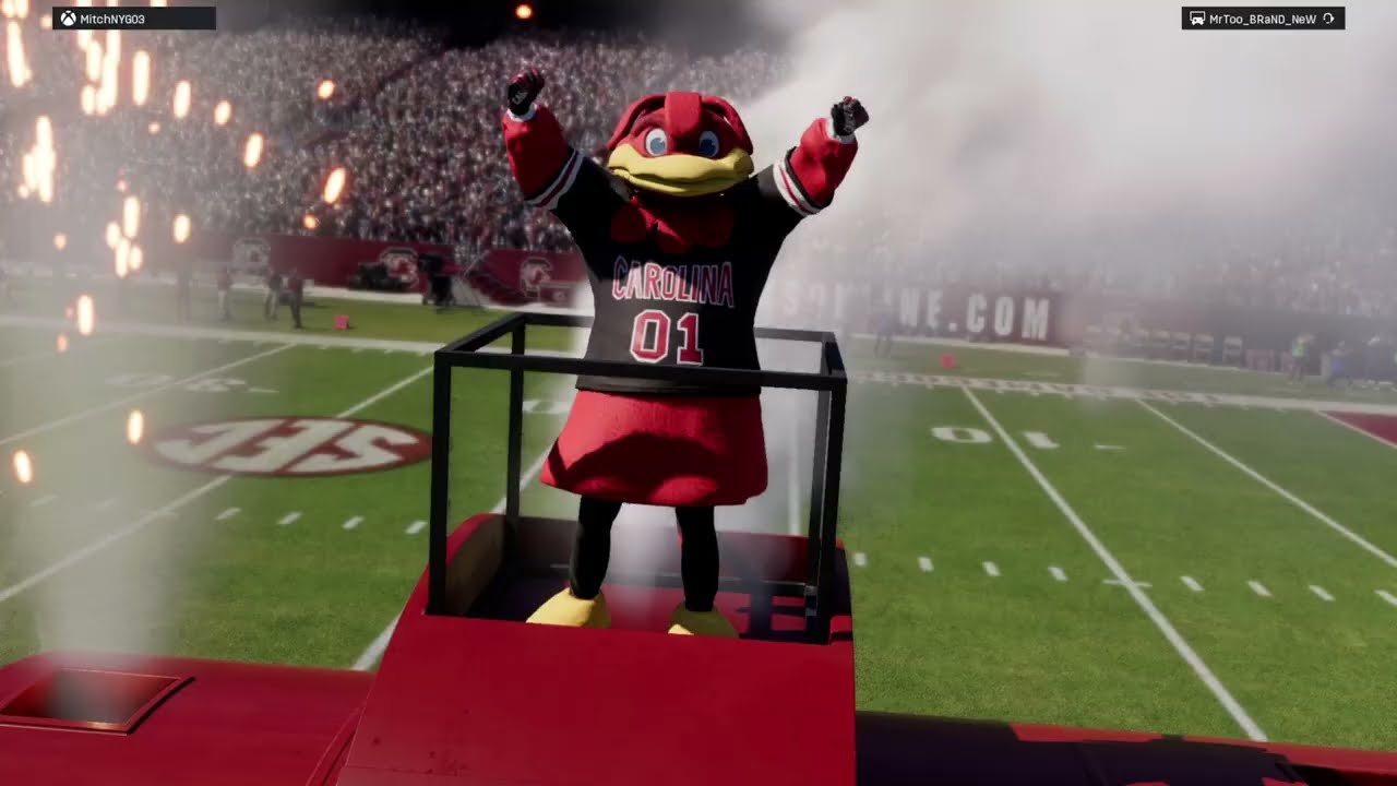 College Football 27 - South Carolina Gamecocks 2001 Entrance & Sandstorm. 