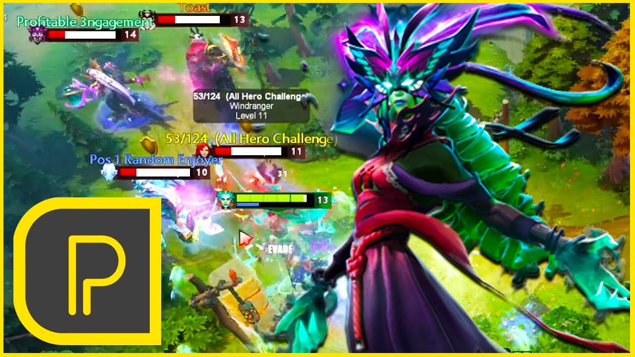 This hero is MEGA TANK - Purge Death Prophet