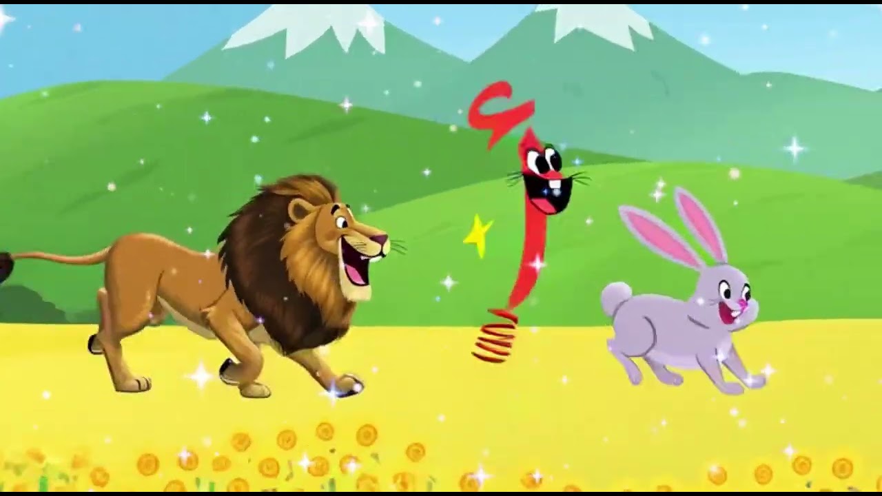 مين اللي بيتكلم ؟🤔 | حرف الألف مع الأرنب و الأسد بطريقة ممتعة مغامرة قبل النوم🐰✨🦁