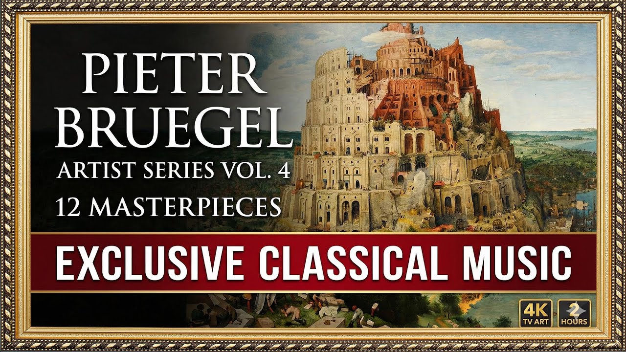 Artist Series Vol. 4: Pieter Bruegel's 12 Masterpieces & Rare Classical Music (4K TV Art)