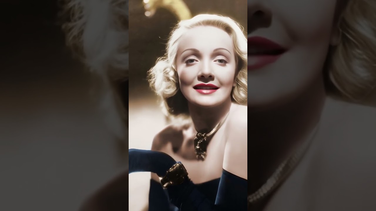 ✨Marlene Dietrich's - Lili Marleen ✨ Colorized AI Lip Sync