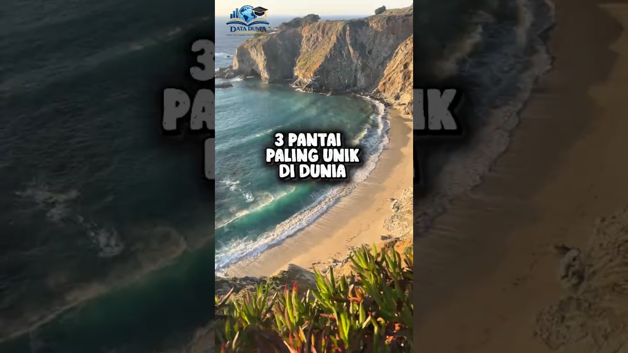 3 Pantai Paling Unik Di Dunia #shorts #faktaunik #viral