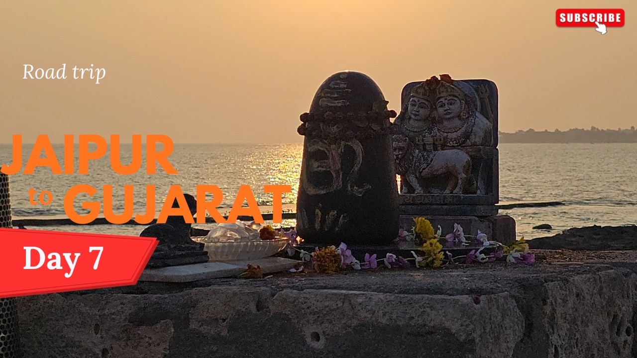 Day 7- Jay Somnath! 🙏 Join me as I explore the magnificent Somnath Temple in Gujarat—. 🌊🕉️