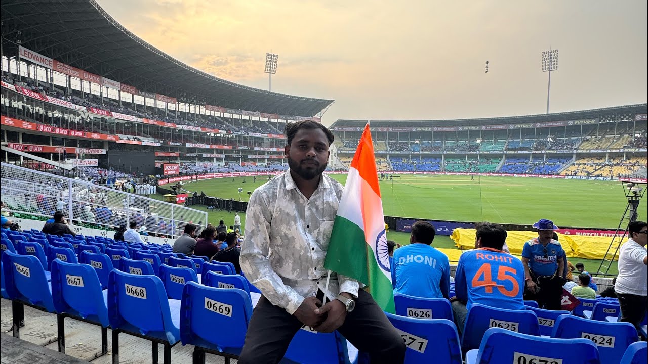 Aj main gaya tha cricket dekhna maja aa gaya 