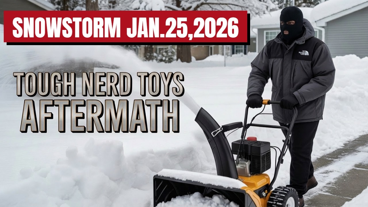 “Surviving the Jan 25 Blizzard! Aftermath! Snowblowing the house + MOTU Trailer Thoughts!”