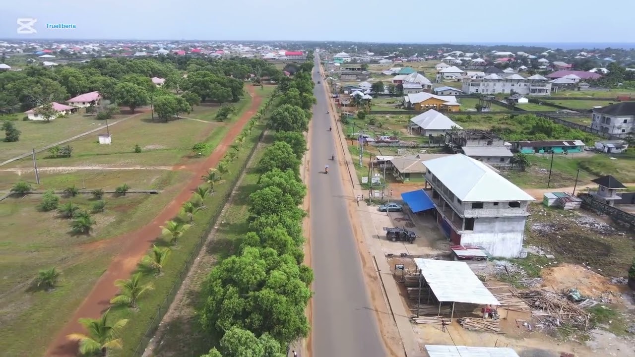 Liberia 2025 | Check out of amazing Aerial shot of Marshall City one of the developing Places in LIB