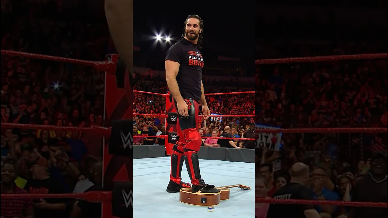 Seth Rollins hit his most expensive stomp on Elias' guitar