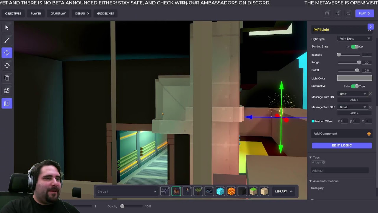 Challenge Accepted! Building in The Sandbox with @KamiSawZe