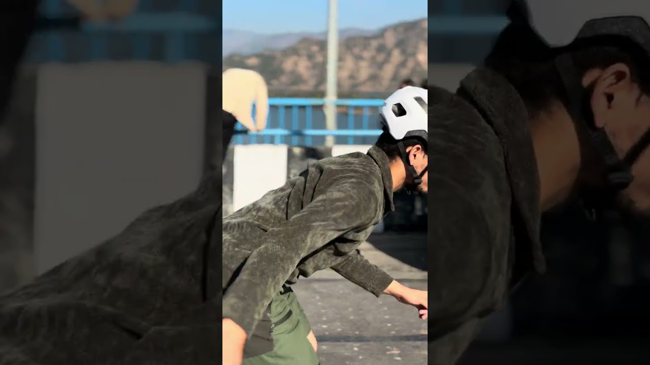 Skating on Basohli bridge 