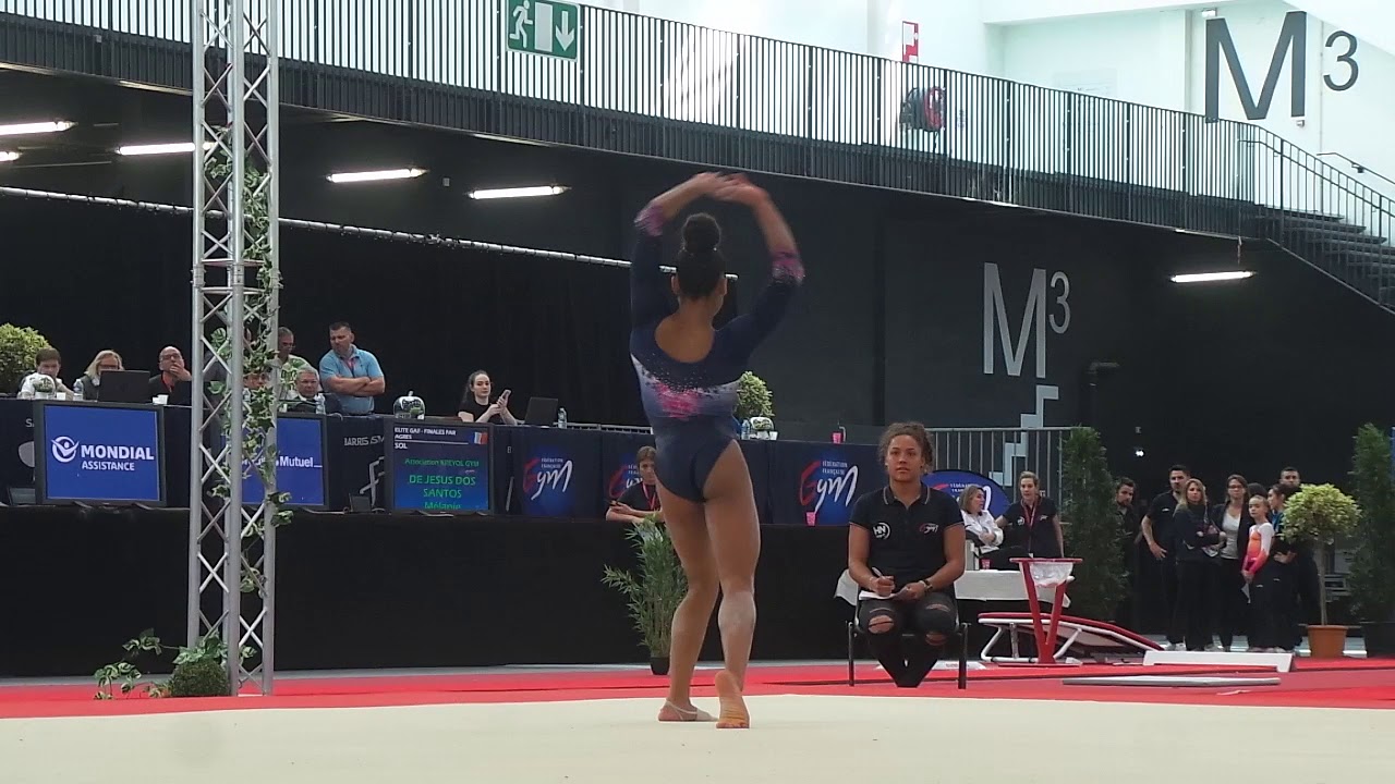 Mélanie De Jesus Dos Santos (2000) - finale sol - Championnat de France 2018