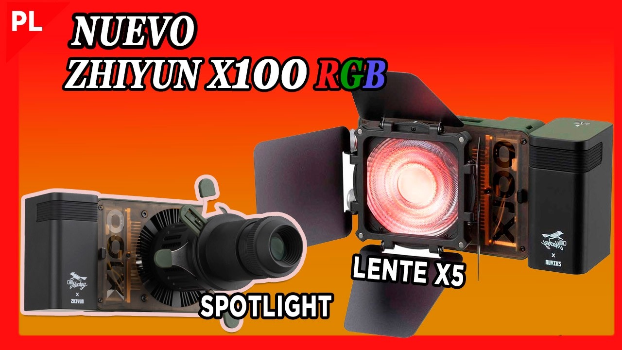 Zhiyun X100 RGB: ¿El mejor foco compacto para video? REVIEW completa