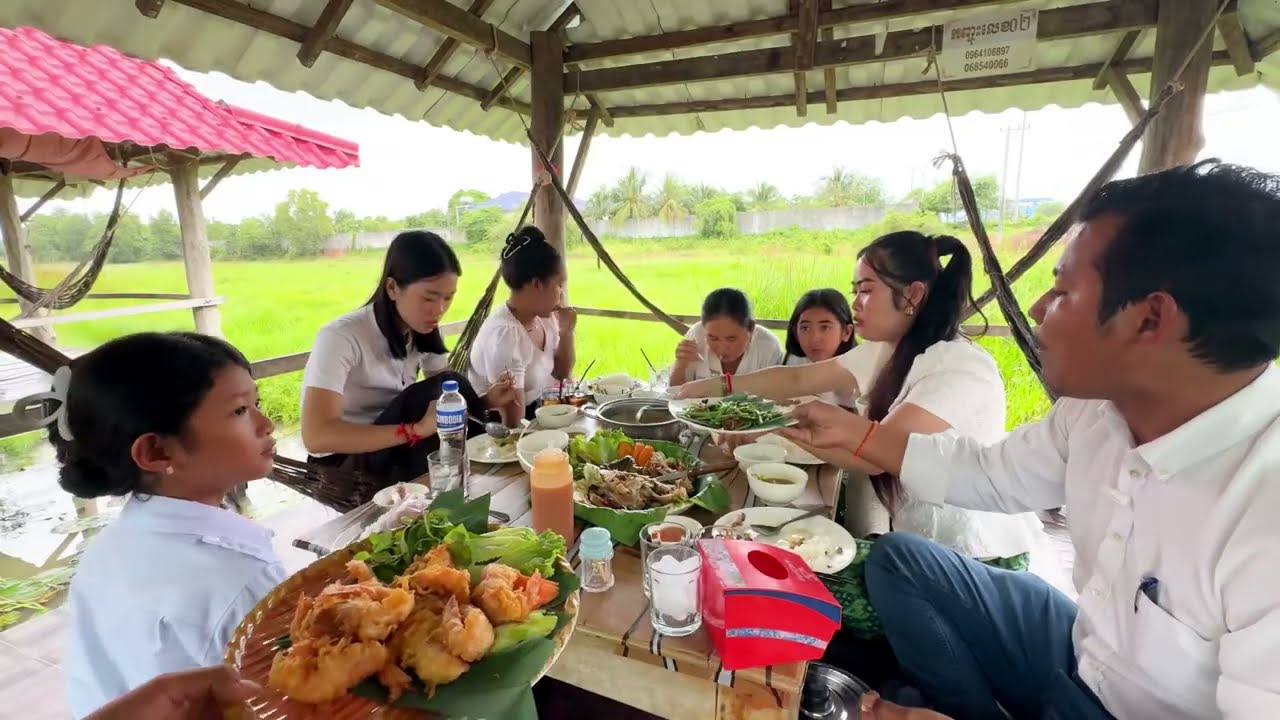 ថ្ងៃនេះក្រុមគ្រួសារពូតាក់សុំឆ្ងាញ់មួយពេលហើយបងប្អូន