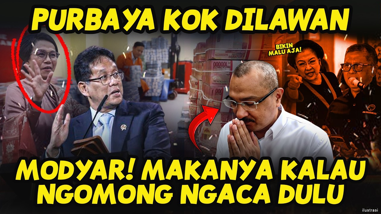 HAHA.KENA TAMPAR BENERAN😄FERDINAND PDIP NIAT JATUIN PURBAYA “DIBALAS BALIK”🤣KLEPEK2