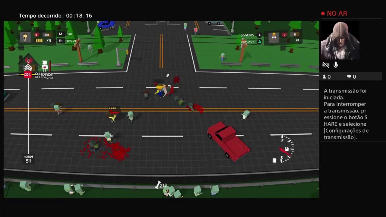 Transmiss&atilde;o ao vivo do PS4 de Ronijackson73