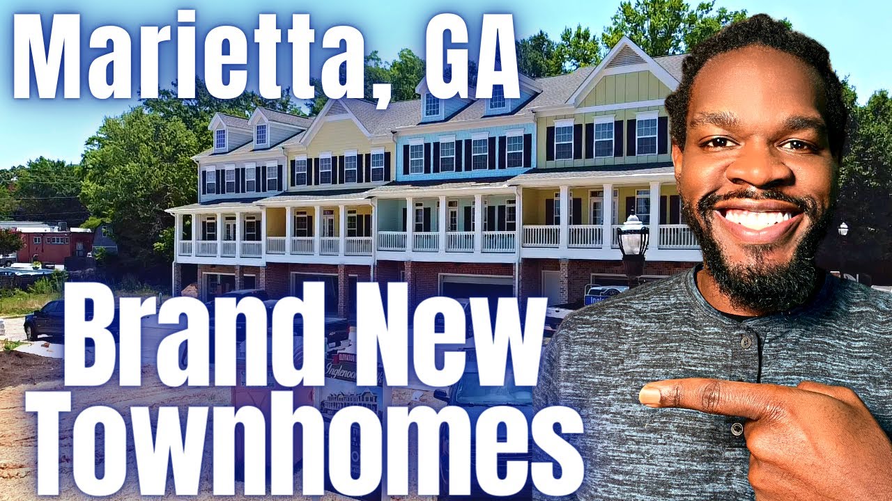 Custom Built BRAND NEW Townhomes NEAR Marietta Square | Living in Marietta GA | Marietta Real Estate