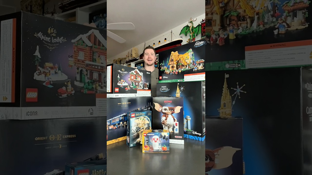 Какой набор мне собрать первым?! ОГРОМНЫЙ НАБОР LEGO! #LEGO #набор #деньги #коллекция