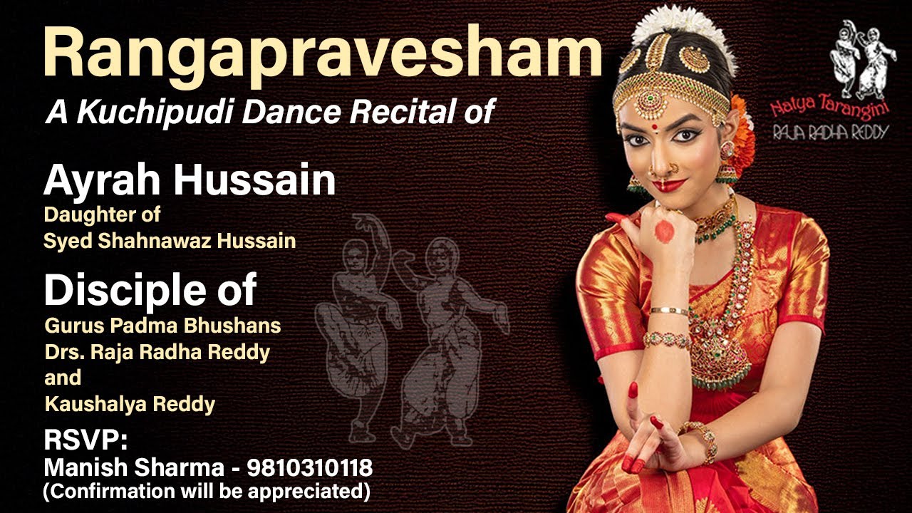 LIVE || Rangapravesham A Kuchipudi Dance Recital By Drs. Raja Radha Reddy and Kaushalya Reddy