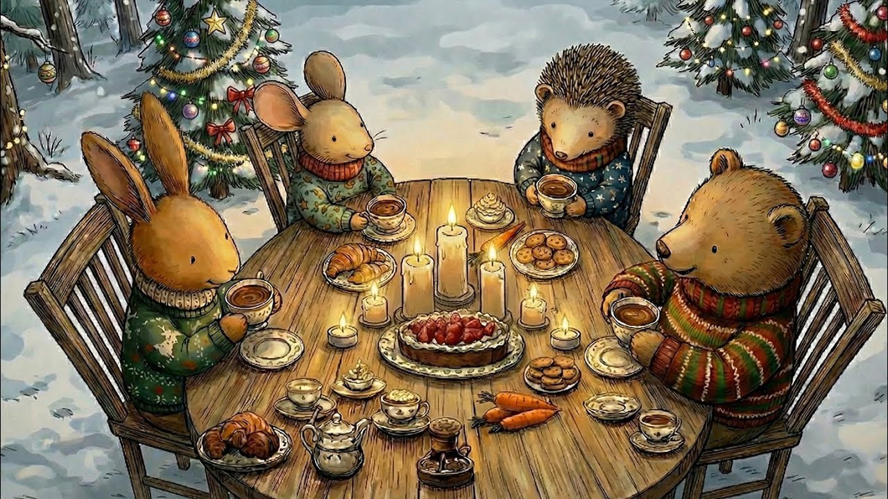 [Celtic Music] The Friends' Christmas Tea Party | Cosy Winter Night