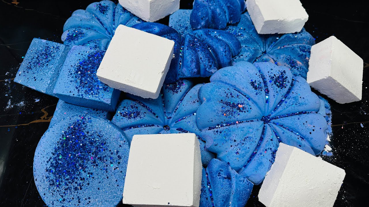 CC Blue Dyed | Satisfying Chalk ASMR Reform | Reluxing Sounds 