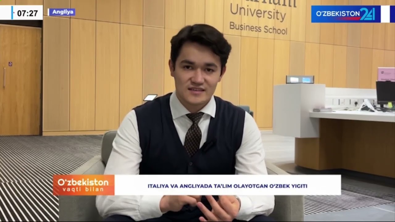O’zbekiston 24 telekanali uchun maxsus tayyorlandi. 