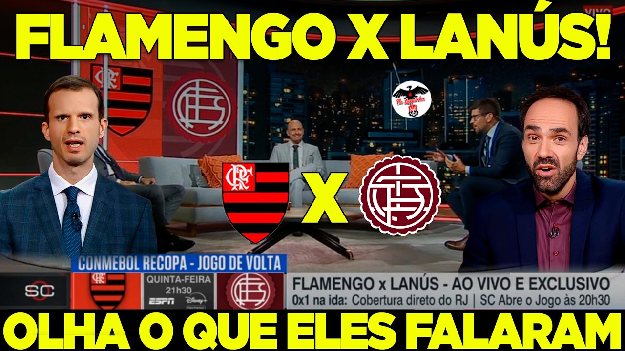 FLAMENGO X LANÚS RECOPA! MARACANÃ SUPER LOTADO! MENGÃO PRECISA REVERTER PARA FICAR COM TÍTULO