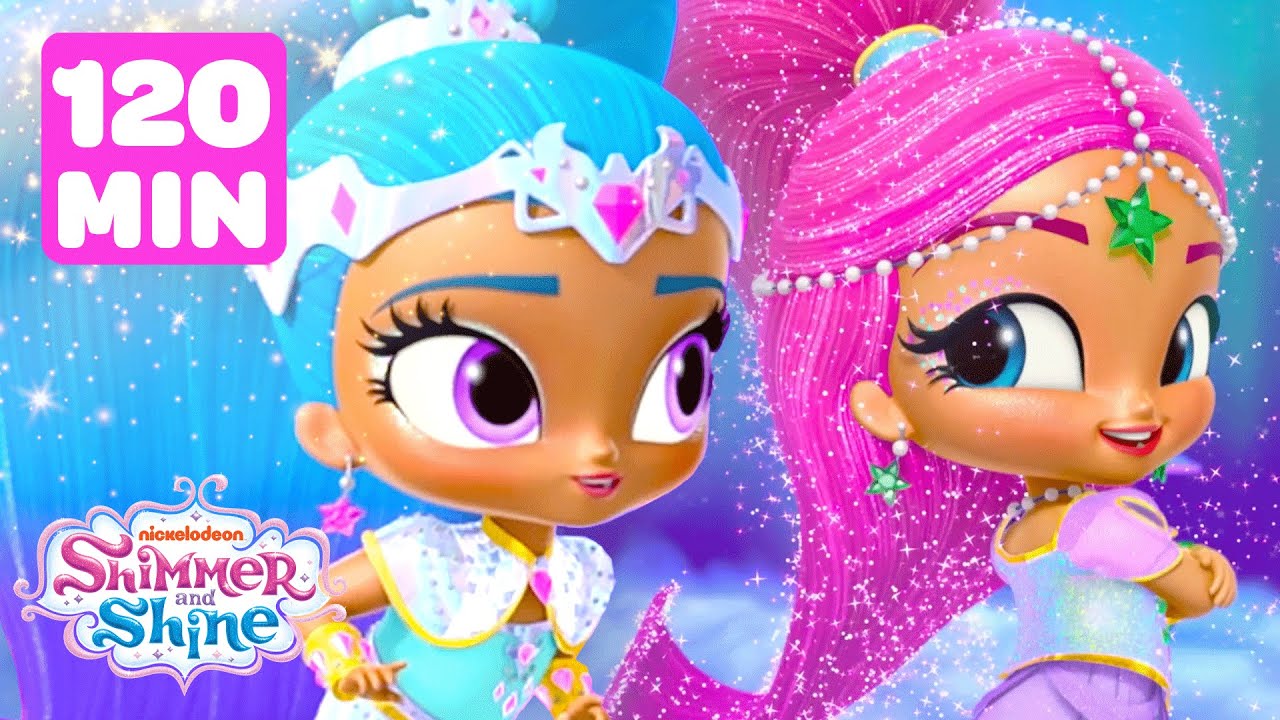 Shimmer and Shine Find Glitter Stars & Rescue Unicorns! | 2 Hour Compilation | Shimmer and Shine