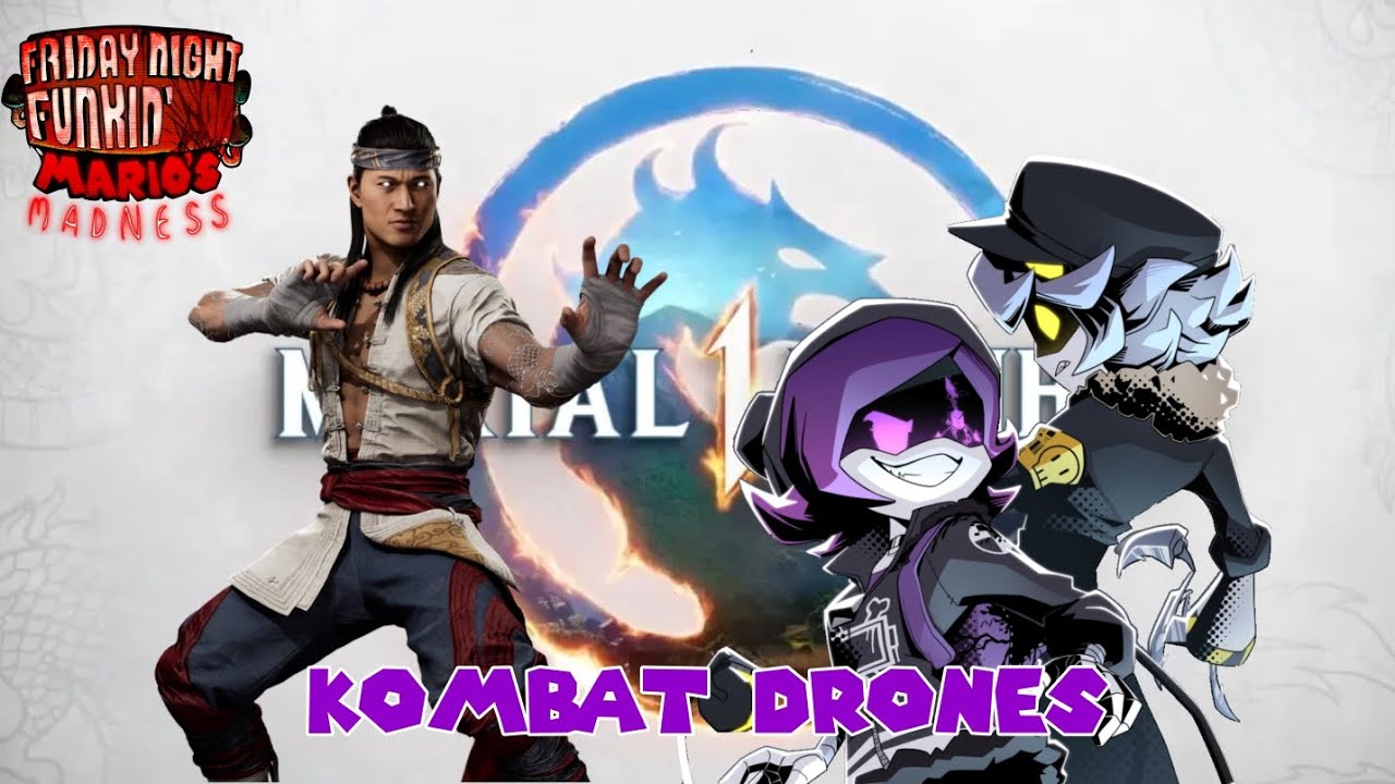 Kombat Drones (FNF All Stars But it's the Mortal Kombat Crew vs Uzi Doorman and N) (+ FLP)