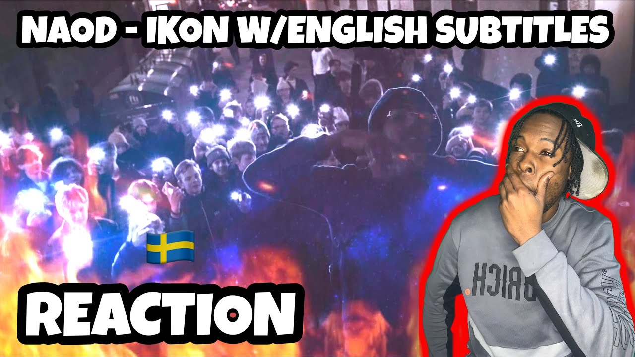 AMERICAN REACTS TO SWEDISH RAP! NAOD - IKON (ENGLISH LYRICS)