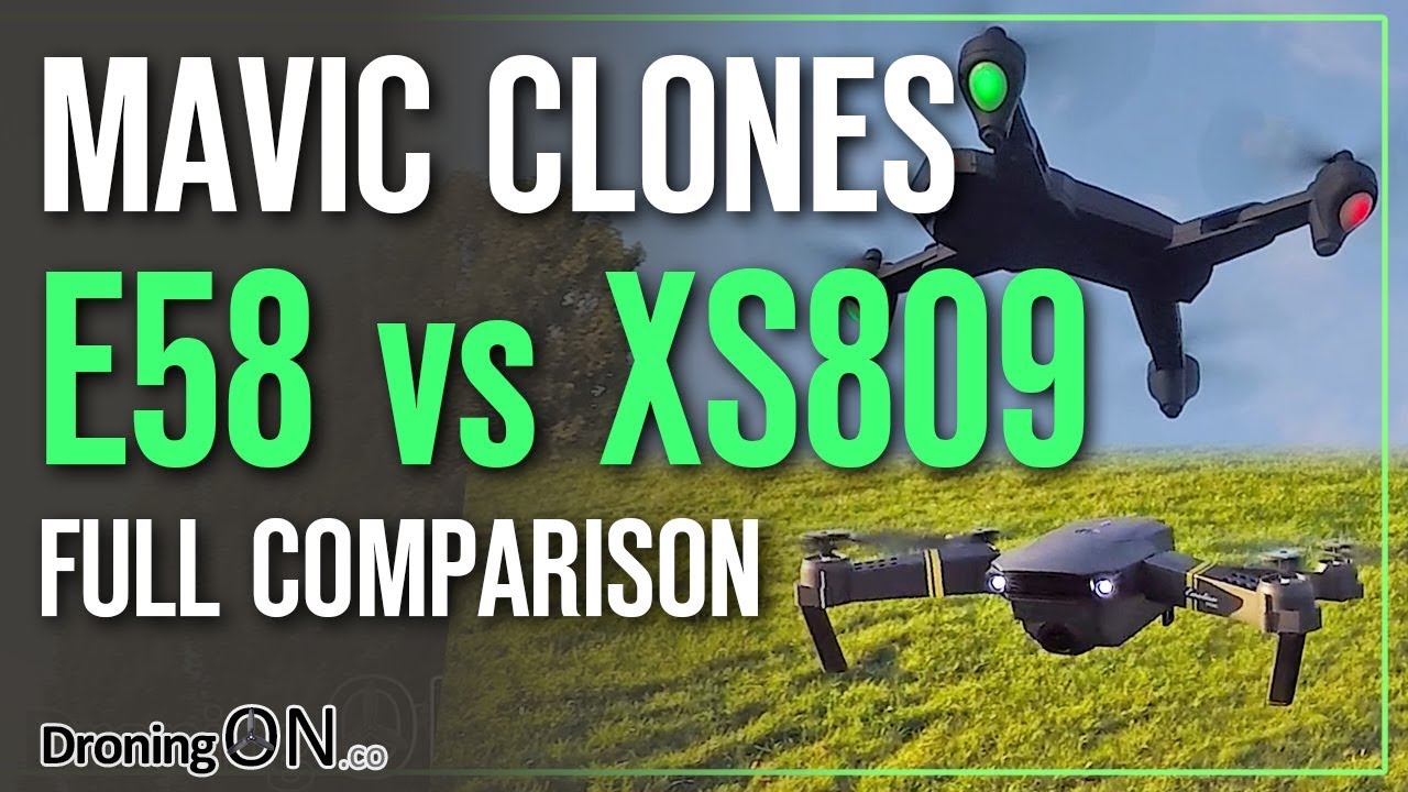 Eachine E58 vs Visuo XS809HW - Which To Buy?